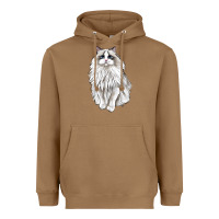 Toasted Coconut Ragdoll Cat Heavyweight Hoodie - LillyAllenDesigns
