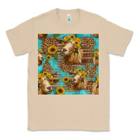 Mushroom goat sunflowers seamless pattern Classic Tee - HRA Design Shop