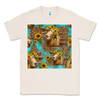 Natural goat sunflowers seamless pattern Classic Tee - HRA Design Shop