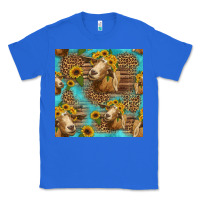 True Royal goat sunflowers seamless pattern Classic Tee - HRA Design Shop