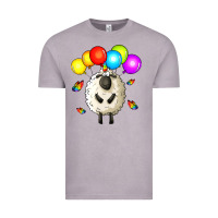 Vintage Zinc rainbow sheep Vintage Tee - Zillion Design Studio