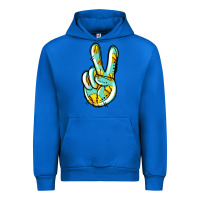 Cobalt softball peace sign Urban Hoodie - Jasminsmagicworld