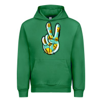 Emerald softball peace sign Urban Hoodie - Jasminsmagicworld