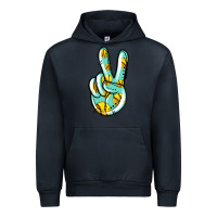 Navy softball peace sign Urban Hoodie - Jasminsmagicworld