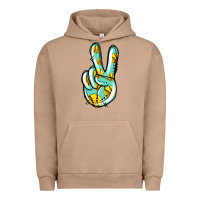 Pigment Burro softball peace sign Urban Hoodie - Jasminsmagicworld