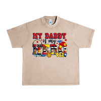 French Oak my daddy is my hero dispatcher Urban Heavy Tee - Zillion Design Studio