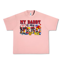 Salmon my daddy is my hero dispatcher Urban Heavy Tee - Zillion Design Studio