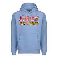 Colony Blue feliz navidad Premium Hoodie - MaliasSmallBusiness
