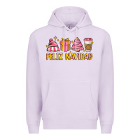 Lilac feliz navidad Premium Hoodie - MaliasSmallBusiness