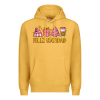 Mustard feliz navidad Premium Hoodie - MaliasSmallBusiness
