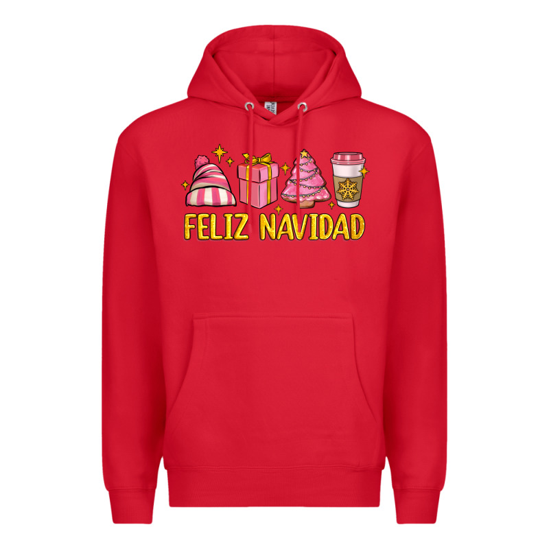 Feliz Navidad Premium Hoodie by MaliasSmallBusiness | Teevron