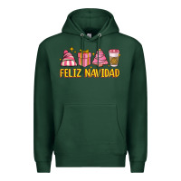 Sports Green feliz navidad Premium Hoodie - MaliasSmallBusiness
