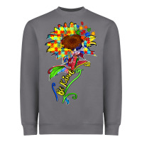 Storm be kind autism sunflower Heavyweight Sweatshirt - Zillion Design Studio
