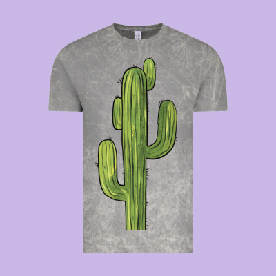 Cactus Vintage Tee Designed By Barkaloodesign