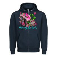 Navy cowgirl vibes with boots and gun Zipper Hoodie - AdoDesignShop