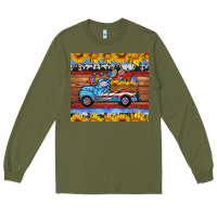 Army Green american truck tumbler Long Sleeve Tee - HRA Design Shop