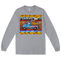 Heather Grey american truck tumbler Long Sleeve Tee - HRA Design Shop