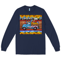 Navy american truck tumbler Long Sleeve Tee - HRA Design Shop