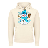 Vintage Artic cute snowman Vintage Hoodie - Zillion Design Studio
