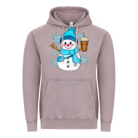Vintage Zinc cute snowman Vintage Hoodie - Zillion Design Studio