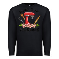 Black baking is my superpower malia Premium Sweatshirt - MaliasSmallBusiness