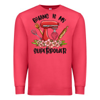 Cardinal baking is my superpower malia Premium Sweatshirt - MaliasSmallBusiness