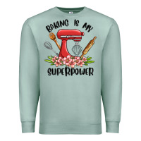 Seafoam baking is my superpower malia Premium Sweatshirt - MaliasSmallBusiness