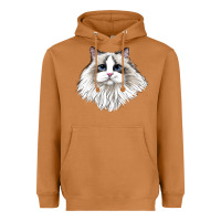 Meerkat Ragdoll Face Cat Heavyweight Hoodie - LillyAllenDesigns