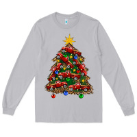 Moon Dust christmas truck tree Long Sleeve Tee - FaDigitalArtStudio
