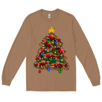 Toasted Coconut christmas truck tree Long Sleeve Tee - FaDigitalArtStudio