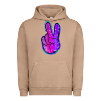 Pigment Burro Mermaid Peace Sign Urban Hoodie - Jasminsmagicworld