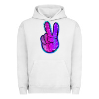 Pigment Lunar Rock Mermaid Peace Sign Urban Hoodie - Jasminsmagicworld