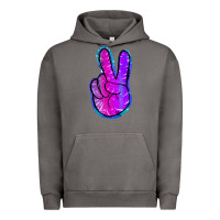 Pigment Tornado Mermaid Peace Sign Urban Hoodie - Jasminsmagicworld