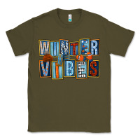 Army Green winter vibes Classic Tee - FaDigitalArtStudio