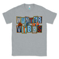 Heather Grey winter vibes Classic Tee - FaDigitalArtStudio