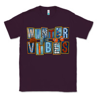 Plum winter vibes Classic Tee - FaDigitalArtStudio