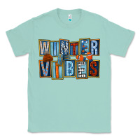 Seafoam winter vibes Classic Tee - FaDigitalArtStudio