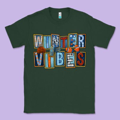 Winter Vibes Classic Tee Designed By Fadigitalartstudio