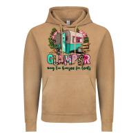 Vintage Camel glamper way too boujee for tents 2 Vintage Hoodie - RanaPortraitStore