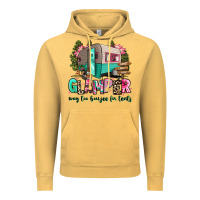 Glamper Way Too Boujee For Tents 2 Vintage Hoodie | Teevron
