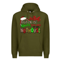 Army Green jolliest bunch of assholes this side of the nuthou Premium Hoodie - MaliasSmallBusiness