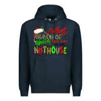 Navy jolliest bunch of assholes this side of the nuthou Premium Hoodie - MaliasSmallBusiness