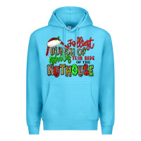 Ocean Blue jolliest bunch of assholes this side of the nuthou Premium Hoodie - MaliasSmallBusiness