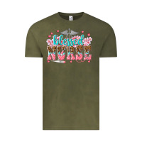 Vintage Olive blessed nurse Vintage Tee - texasbilliewilder