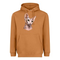 Meerkat Sphynx Cat Heavyweight Hoodie - LillyAllenDesigns