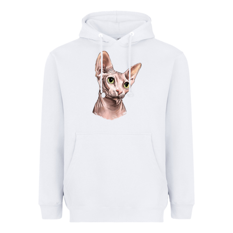 Sphynx Cat Heavyweight Hoodie by LillyAllenDesigns | Teevron