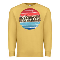Antique Gold leopard merica Premium Sweatshirt - MaliasSmallBusiness