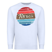 White leopard merica Premium Sweatshirt - MaliasSmallBusiness
