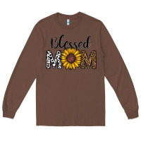 Chestnut blessed mom Long Sleeve Tee - CowhideDigitalArt