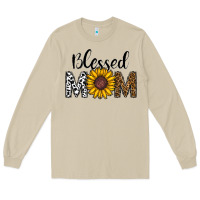 Mushroom blessed mom Long Sleeve Tee - CowhideDigitalArt
